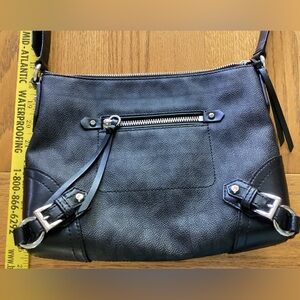 Michael Kora Black Textured crossbody bag NWOT